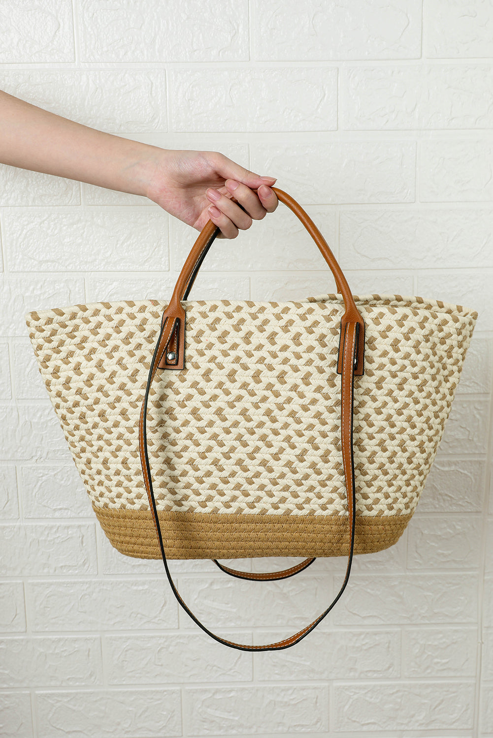 Jaylani Woven Tote Bag-3