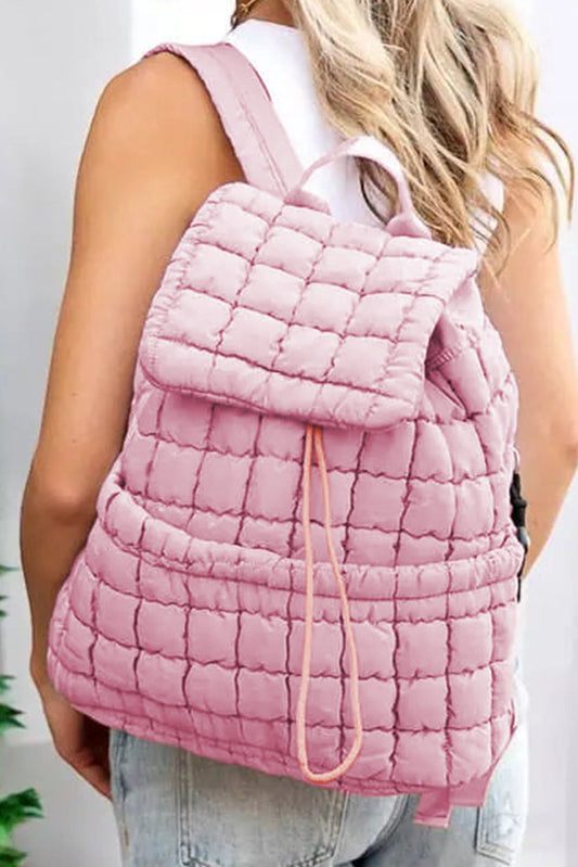 Natalie Quilted Puffer Backpack-0