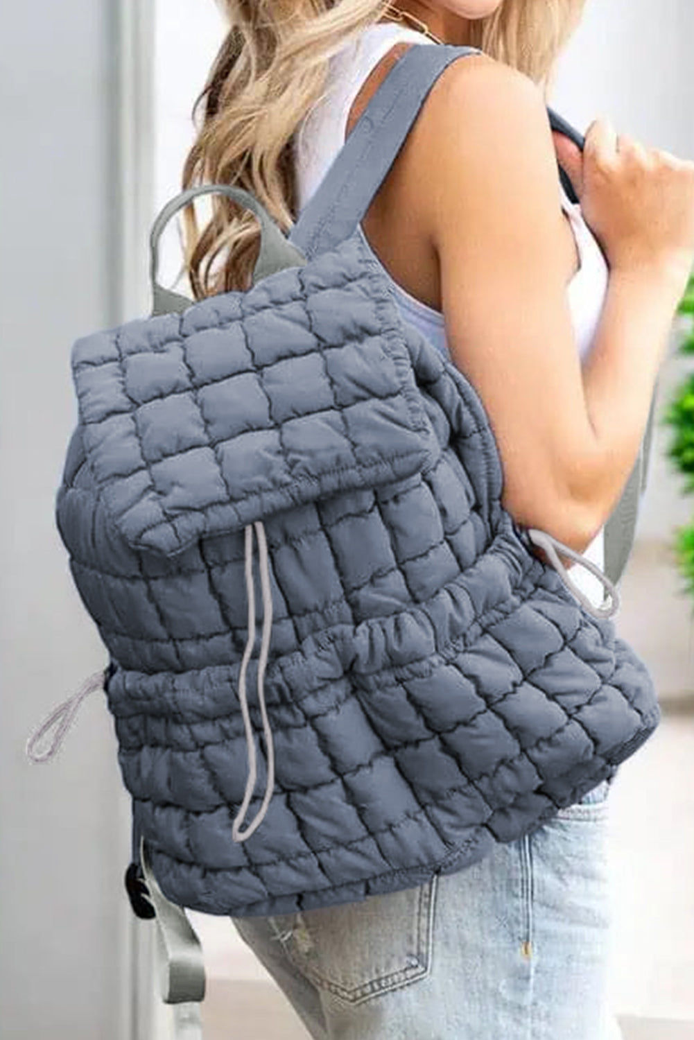 Natalie Quilted Puffer Backpack-1